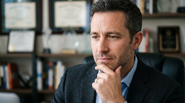 Closeup Portrait Representing Imposter Syndrome in Psychology