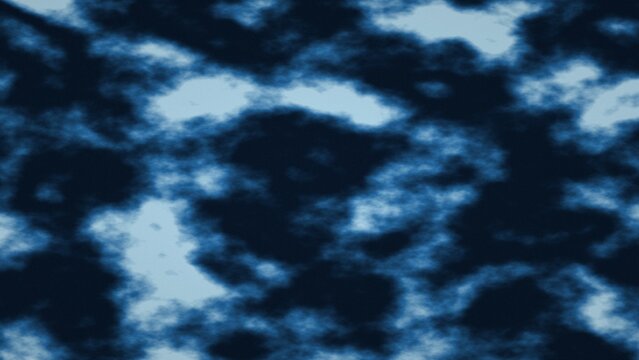Abstract dark blue and white cloudy texture background seamless pattern for design.