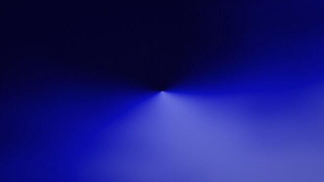 Abstract dark blue gradient background with smooth cone focal point and elegant textures.