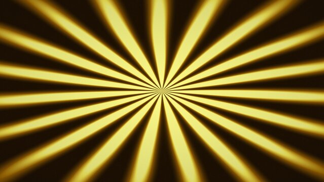 Abstract sunburst background in warm gold featuring dynamic radiating lines with light effect.
