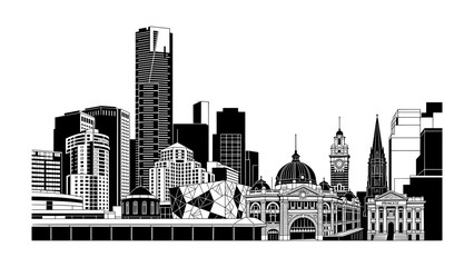 Obraz premium City of Melbourne, Australia