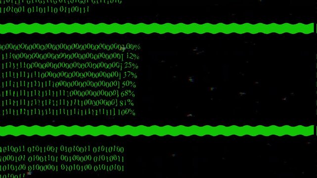 error message flashing on computer screen with code in background, hacker alert design