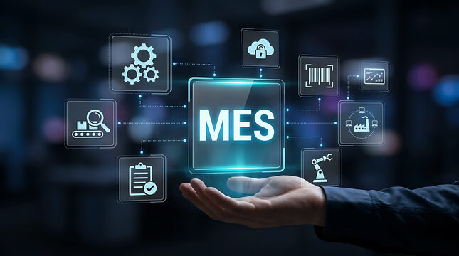 Mobile Manufacturing Execution System MES App for Smart Factory Management