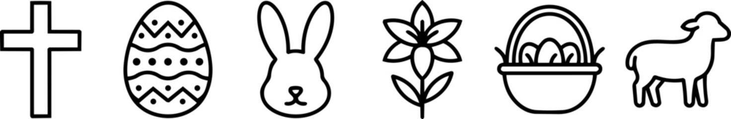Fototapeta premium Easter Holiday Traditional Symbols