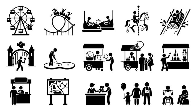Amusement Park and Carnival Activities, Rides, and Attractions