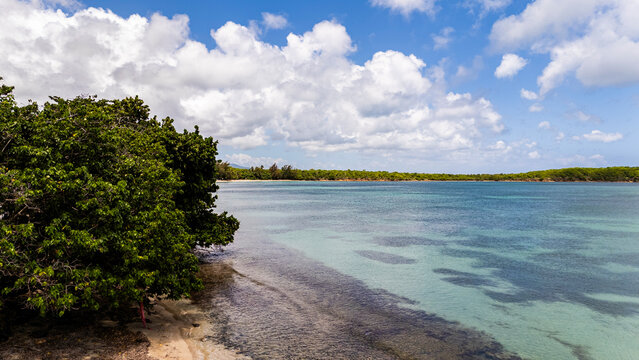 Ariel images of Seven Seas Beach in Las Croabas Puerto Rico 