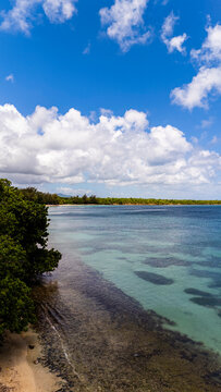 Ariel images of Seven Seas Beach in Las Croabas Puerto Rico 