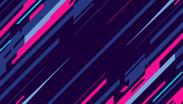Modern Abstract Header with Innovative Design and Neon Inspired Glow