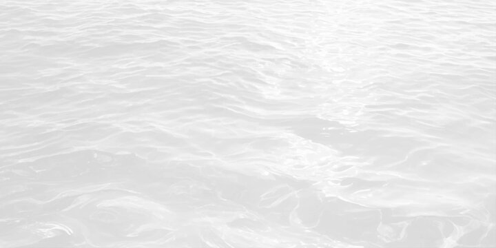 White water surface with ripples and light caustics background texture, abstract swimming pool water reflection.