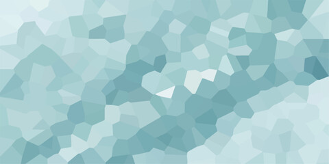 Obraz premium Abstract blue geometric background featuring a seamless mosaic pattern of triangles and pixel shapes in a modern technology design style perfect for artistic wallpaper or digital backdrop.