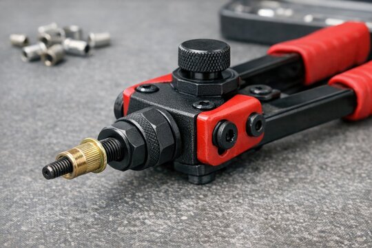 A pair of tools sitting on a table surface