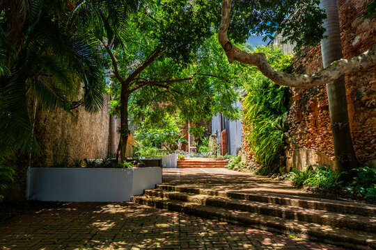 Park in Old San Juan Puerto Rico, Parque San Francisco