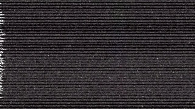 Old television screen static noise and glitch video effect.