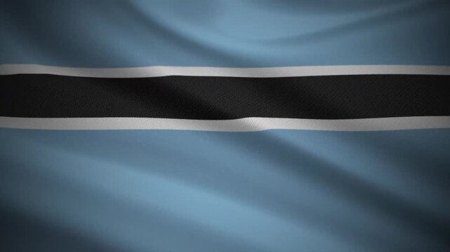  Botswana Flag Cloth Simulation &ndash; Motion Graphics