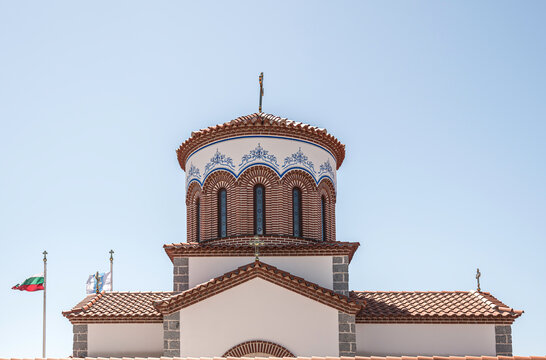 tiled roof of an Orthodox Church