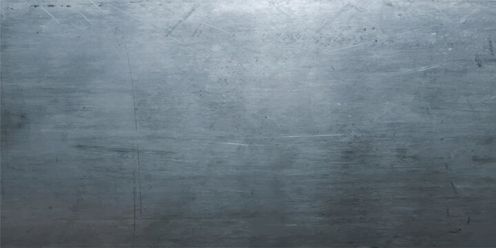 Horizontal brushed grey metal plate texture with fine linear pattern high tech background metallic industrial abstract material horizontal aluminum structure backdrop technical reflective
