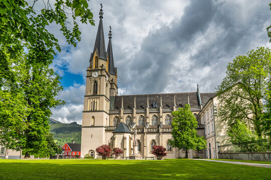 Admont Abbey Gothic church architecture in Austria