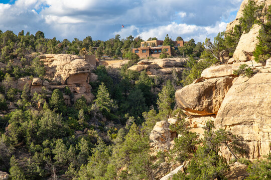 Brick Ranger Station at Mesa Verde National Park, Colorado