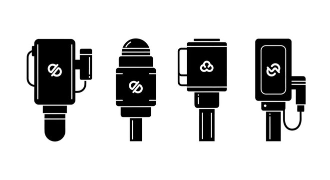 Modern Payment Terminals Collection - Icons of POS Machines and Card Readers