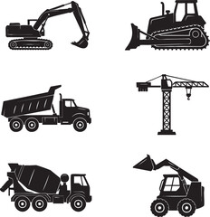 Fototapeta premium Unique Silhouette Vector Collection Design 51