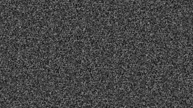 Monochromatic Static Noise Texture stock. TV snow or noise concept, no signal concept . Bad Tv Signal animation and TV static.
