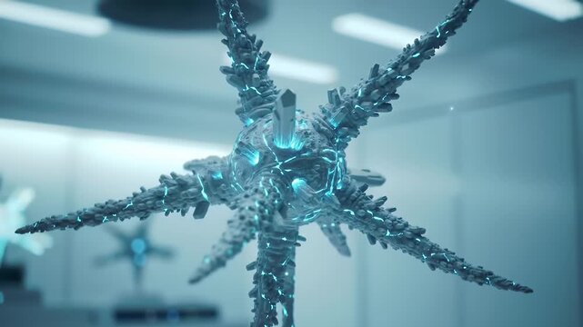 Futuristic Star Object.
