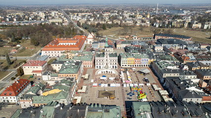 Obraz premium Zamość, around the old town.