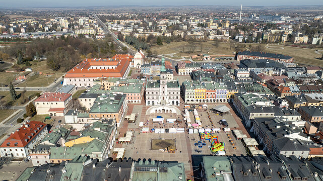 Zamość, around the old town.