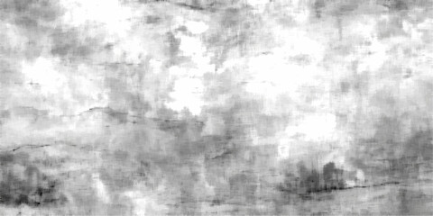 Naklejka premium An abstract black and white grunge landscape featuring a textured old paper pattern with winter trees and cold snow under a dark cloudy sky