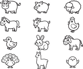 Obraz premium Countryside Animal Collection