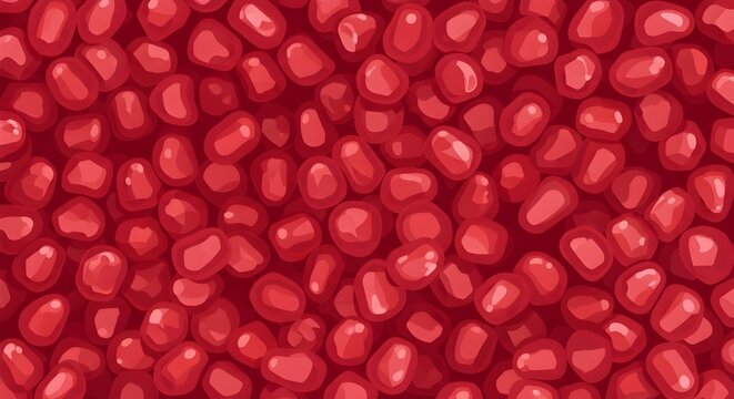 Close-up texture of fresh red raspberries in vibrant natural lighting