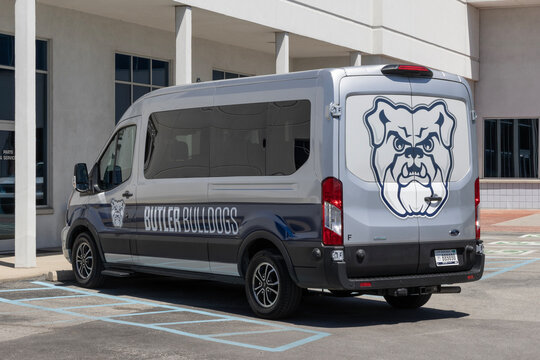Butler Bulldogs shuttle van. Butler University Indianapolis offers a passenger shuttle van for students.