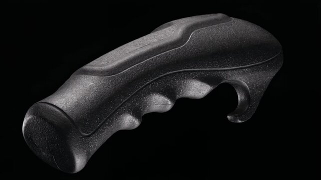 Closeup of ergonomic injectionmolded softtouch handtool handle showcasing contoured grip designed for maximum comfort and reduced hand fatigue during prolonged use