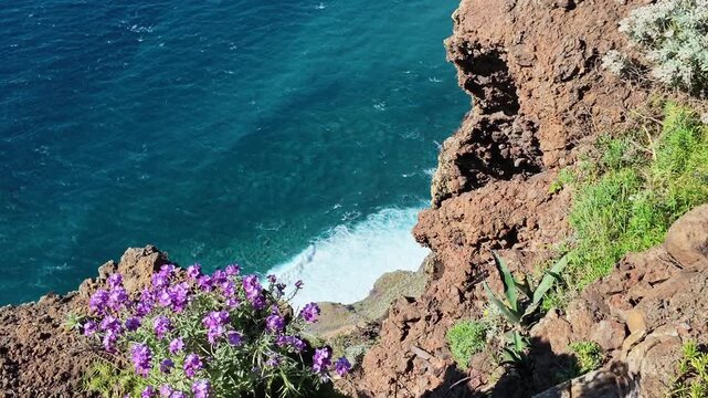 Static cliff view from Farol da Ponta Pargo, Western Madeira