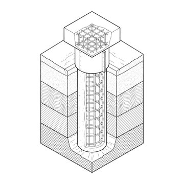 Deep Foundation Bored Piling Method Statement Technical Diagram