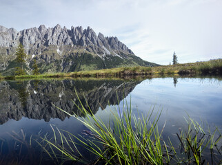 Fototapeta premium Alpine Lake Reflection