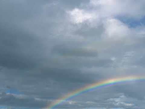 rainbow in the sky