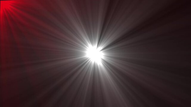 Abstract Bright Light Rays from Corners Dark Background, Glowing Spotlight Beam Effect, Dramatic Illumination, Radiant Light Background.