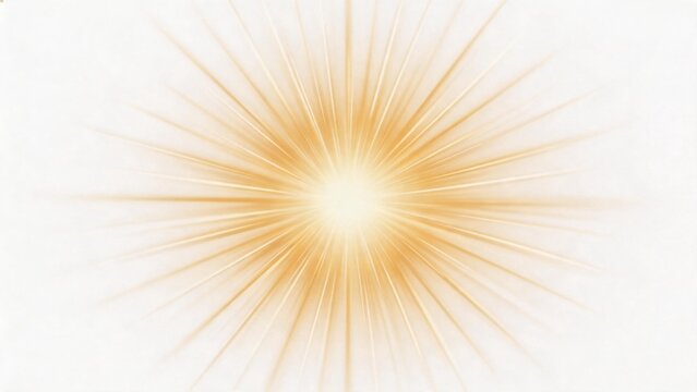 Golden starburst light effect