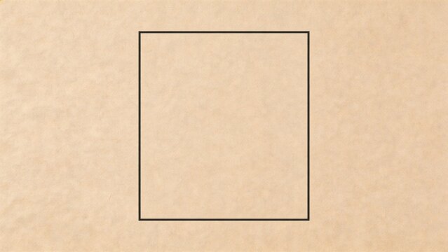 Brown paper texture with black rectangle