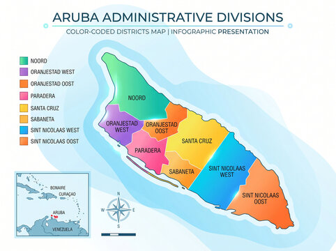 Aruba Administrative Map