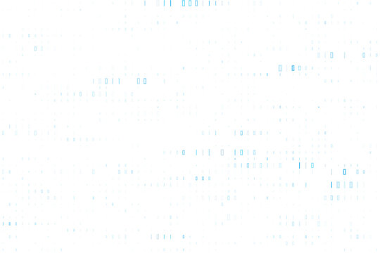 Abstract Binary Code Background with Digital Data Stream Pattern for Technology and Cybersecurity Concepts