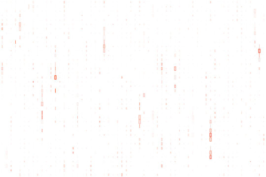 Abstract Digital Glitch Background with Red Rectangular Data Frames for Technology and Cyber Security Concepts