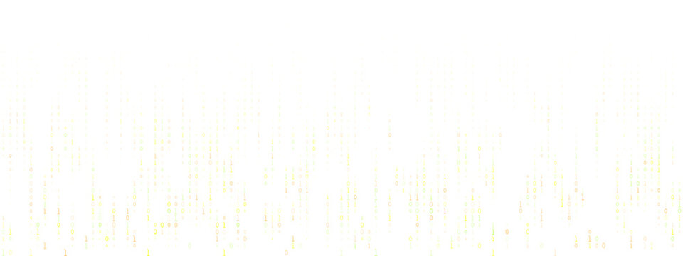 Abstract Golden Digital Rain Background with Falling Data Particles for Technology and Cyber Security Concepts