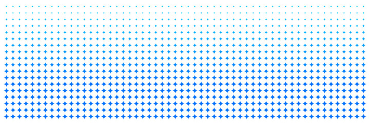 Blue Star Gradient Pattern Background with Fading Geometric Shapes for Modern Digital Design and Abstract Texture © velikiyzayats