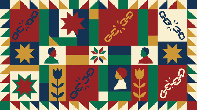 Juneteenth Quilt Pattern Inspired by African American Textile Art