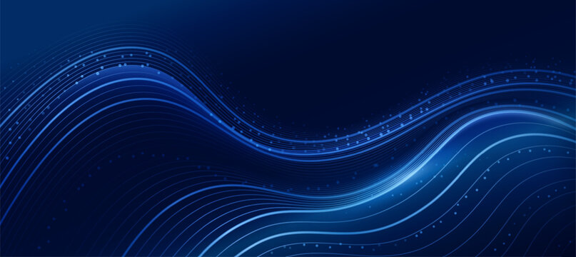 Technology digital data flow background, modern tech banner, corporate business concept, for presentation business or tech event poster EPS 10