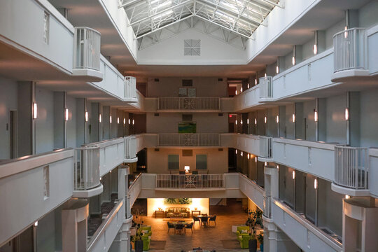 modern building with balconies