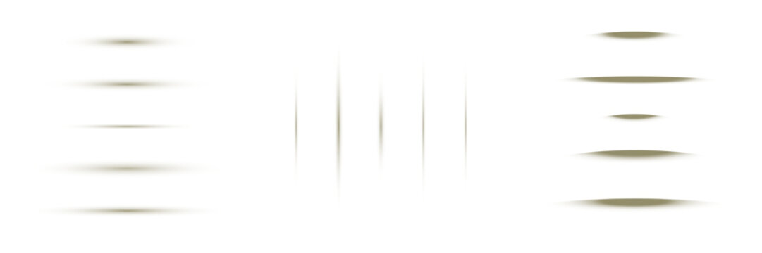 Set of Realistic Drop Shadow Elements for Graphic Design and Web UI Interface Mockups