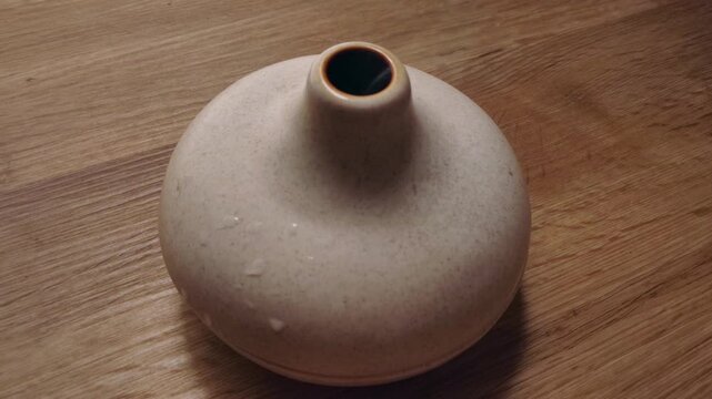 Ceramic Mosquito Coil Holder on Wooden Table, Indoor Pest Control
